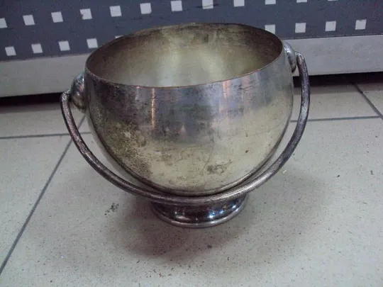 Ведерко ведро для льда Plateria Escudo высота 11 см, диаметр 11,5 см (№1510) Де купити