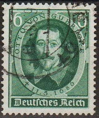 1936 - Рейх - 250 років смерті Герика Mi.608 Ціна