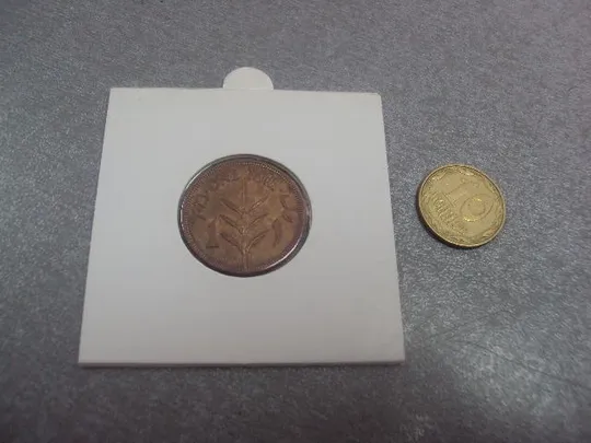 монета палестина 1 милс 1946 сохран №8047 Ціна