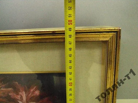 картина Натюрморт цветы пионы Италия. масло ДВП В раме 63,5х49 см №46 Інтернет-аукціон