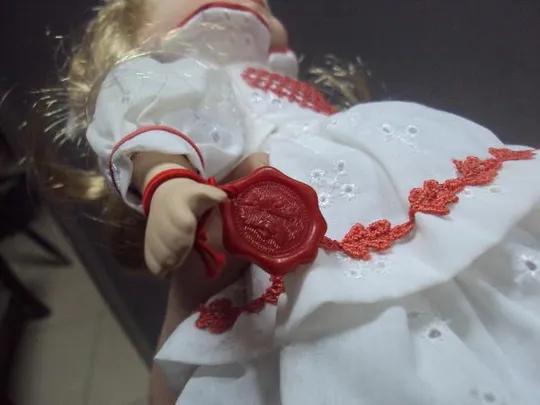 фарфоровая кукла с сердечком Meiner litber Mami 30 см №2935 Де купити