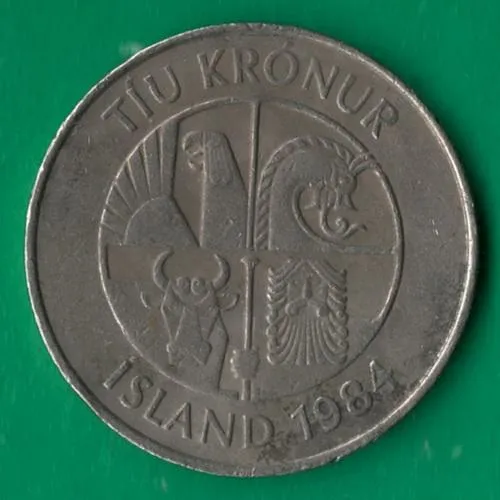 Купити 10 крон 1984 року Ісландія [МШ1]