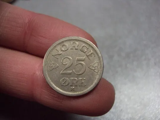 Купити монета норвегия 25 эре 1957 №8482