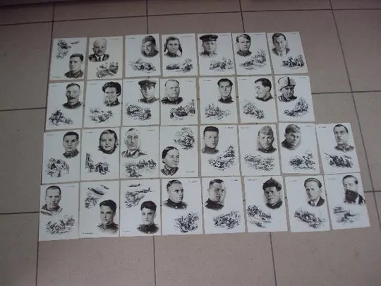 открытка набор герои великой отечественной войны 1965 котляров 30 шт №10571 Де купити