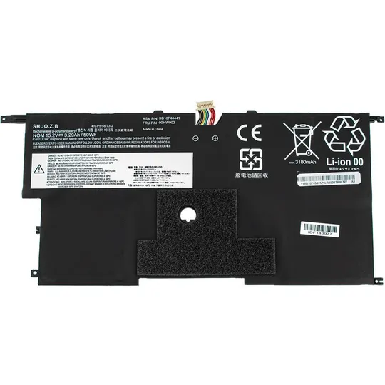 Батарея для ноутбука LENOVO 00HW003 (ThinkPad X1 Carbon 3nd Generation 2015) 15.2V 3290mAh 50Wh Black З аукціону