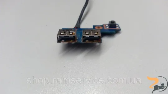 Кнопка включення + usb плата, аудіо вихід для ноутбука Samsung 305V, NP305V5A, BA92-08658A, б/в Ціна