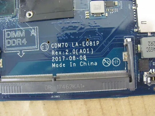 номер0170-44 материнська плата,Mainboard,Материнка,Основна плата,Системна плата,Плата системи,motherboard РОБОЧА CDM70 i5-7300U SR340 LA-E081P для Dell Latitude E5480 5480 оригінал Характеристики