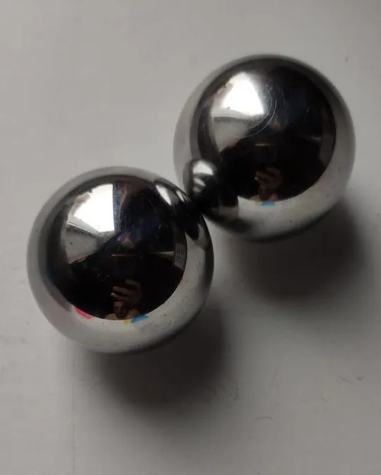 Купити Два больших шара, сталь, винтаж, ссср pt532