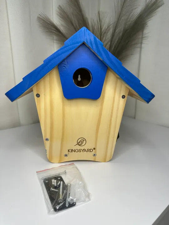 Купити Деревʼяний будиночок для птахів KINGSYARD (22)