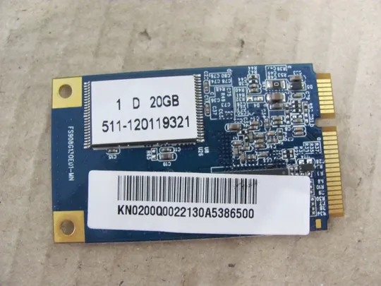 номер0322-21 накопичувач  20GB mSATA SSD KN.0200Q.002 для Acer Aspire M3 MA50 M3-581TG оригінал Ціна