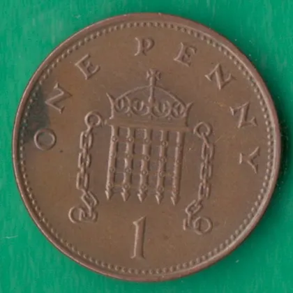 фото, 1 пенні 1999 року Великобританія [ИГ]