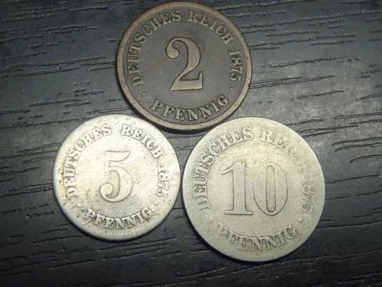 Монети Німецької Імперії 1875 A (Вільгельм I) Ціна