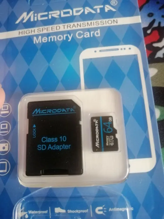 Купити MicroDATA MicroSD 64GB +SD Class 10 UHS-I TF флешка карта памяти пам&#039;яті
