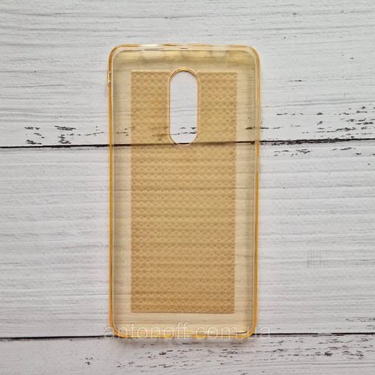 Купити Чохол Xiaomi Redmi Note 4X для телефону силіконовий Gold