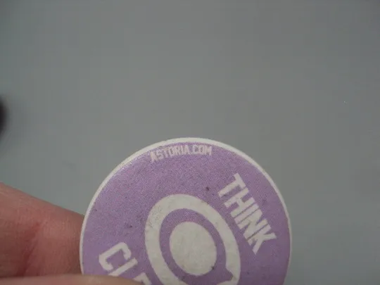 Знак круглый Think green, Think slow, Think clean astoria лот 3 шт №17002 Де купити