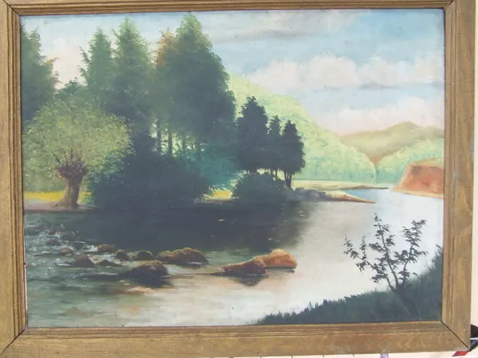 Закарпатская шк.Торбич А. ( 1933-2010 г) х.м. разм. 80 х 60 см. 1980 год школа Эрдели и  Много  другого. На торгах