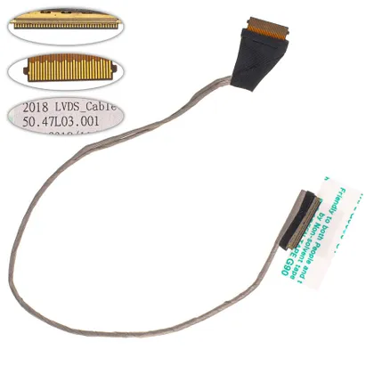 фото, Шлейф матриці для ноутбука Dell (Inspiron: 7537, 7000), 40pin (50.47L03.001)