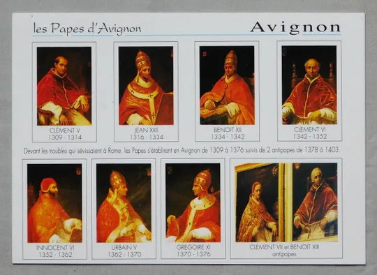 Листівка - Les Papes d'Avignon - Monaco Ціна