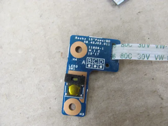 номер0119-6 плата кнопки, Плата клавіші,Кнопкова плата,Кнопковий модуль,Плата управління кнопками вкл і WI-FI  50.4SJ01.001 48.4SI03.011 для  HP ProBook 4540s, 4545s оригінал Недорого