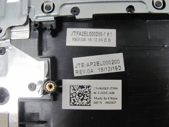 номер0149-22  Кришка панель палмрест клавіатура 086HKP AP2EL000200 для Dell inspiron / vostro 15 3580 3581 3582 3583 3585 3780  оригінал в Україні
