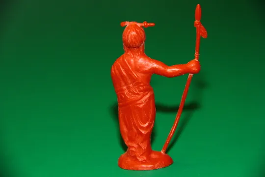 Купити ВОЖДЬ ІНДІАНЕЦЬ ІЗ СПИСОМ 54мм индеец LEYLA DOMPLAST ФРН уцінка