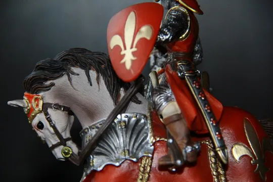 рыцарь на коне с мечем SCHLEICH 90-100мм ФРГ Недорого