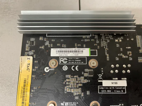 ​​​​​​​Відеокарта для ПК - ZOTAC GT 630 Zone Edition 1GB 128-bit DDR3 Продаж