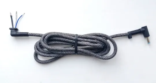 Кабель живлення зарядного пристрою ноутбука HP 3 pin синій 4.5*3.0 до 230W З аукціону