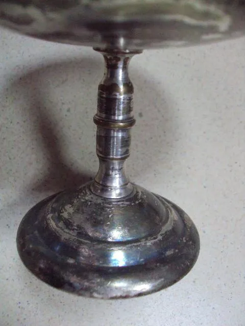 Креманка конфетница сахарница клеймо ЗиШ ссср высота 11 см, диаметр 11,5 см (№1470) Інтернет-аукціон