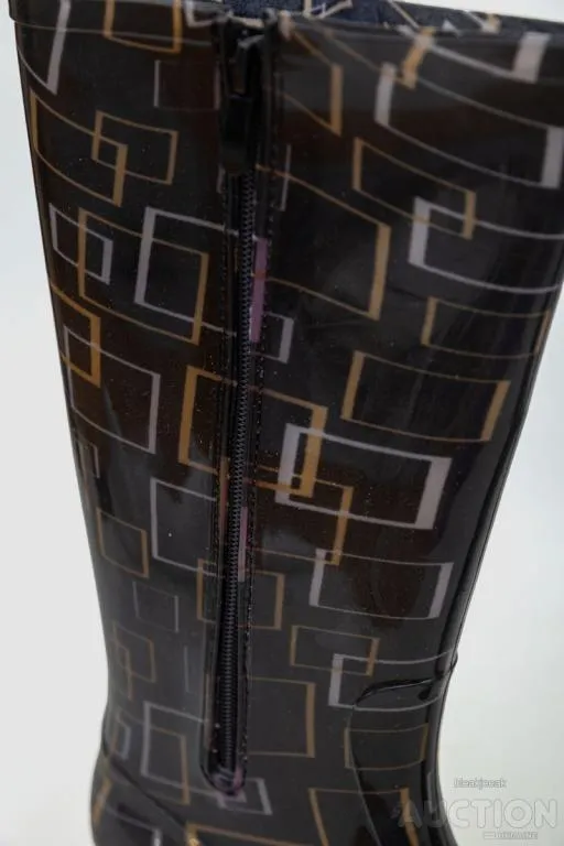 Сапоги резиновые женские, цвет черный, 243R002-188 Де купити