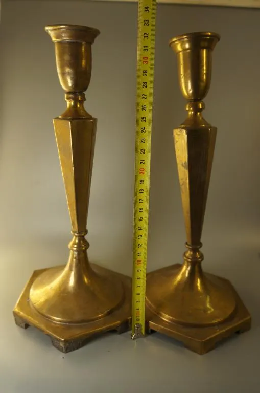 Подсвечники пара подсвечник высота 32,5 см лот 2 шт (№ 1064) Ціна