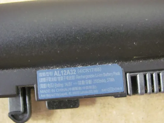 Оригінал АКБ, Акумуляторна батарея, живлення AL12A32 14.8V для Aspire V5-431 V5-431G V5-431P V5-471 V5-471G V5-471P V5-531 V5-531G V5-531P V5-551 V5-551G V5-571 V5-571G V5-571P E1-532 E1-532P E1-432 E1-432G E1-570 E1-572 E1-572P E1-572G E1-410G E1-422 E1- З аукціону