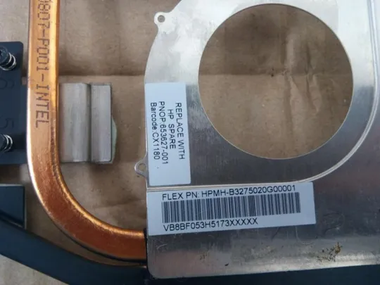 №301-25 термотрубка охолодження 653627-001 для HP dv7-6000, dv7 оригінал Продаж