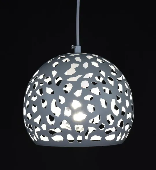 Люстра подвесная на 1 лампочку 27802 Белый 25-200х20х20 см. З аукціону