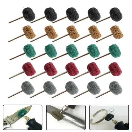 Абразивні шліфувальні насадки 25х12мм з синтетичного матеріалу Ціна