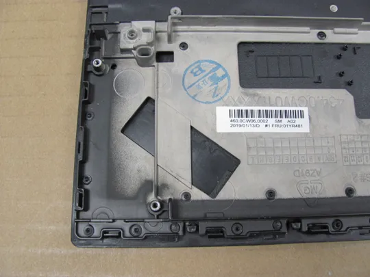 729-3  Кришка панель палмрест 460.0CW06.0002 01YR481 для Lenovo ThinkPad T580 P52S оригінал Недорого