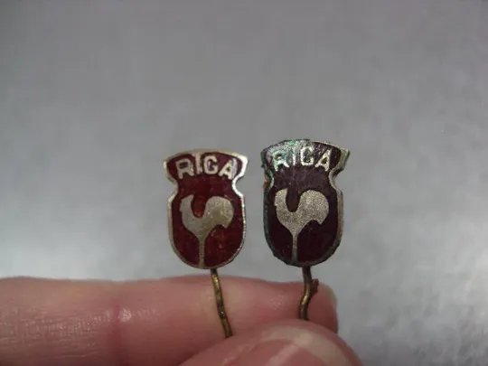 знак герб рига петух лот 2 шт №3833 Де купити