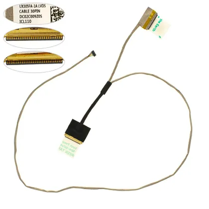 фото, Шлейф матрицы для ноутбука ASUS (UX305FA UX305 ux305LA 30pin), (DC02C009Z0S)