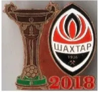 фото, Футбол значок - Чемпион Украины 2018 года Шахтер Донецк.