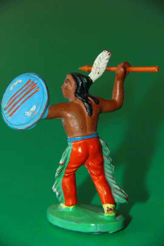 індіанець із списом ГДР №004 БІЛЕ ПЕРО Lisanto Антон Редер З аукціону