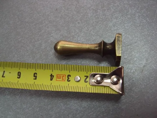 Печатка печать бронза аббревиатура в готическом стиле готика длина 4 см №11740 Продаж