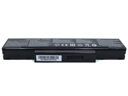 Купити Батарея BTY-M66 для MSI CX705MX, GX400, GX620, M655, M660, M662, M670, M677, VR440 (11.1V 5200mAh).
