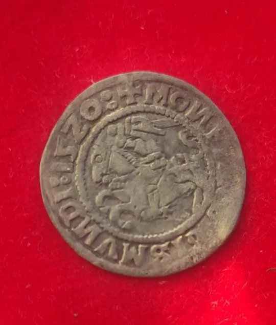 Монета полугрош 1520 года Сигизмунд Старый серебро Литва ft479 Ціна