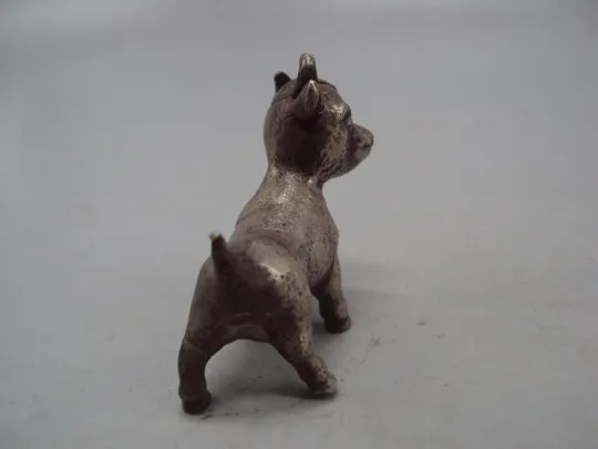 Фигура миниатюра статуэтка бык теленок бычок серебро 800 проба вес 43,02 г высота 3,5см №14435 Де купити