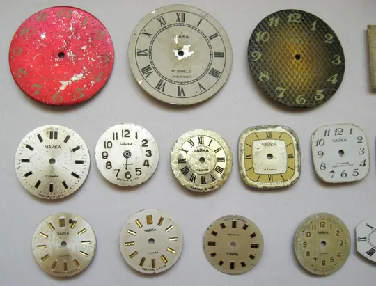 Циферблат к часам ЧАЙКА = СССР = 23 шт. Де купити
