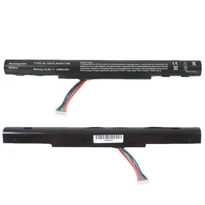 фото, Батарея для ноутбука ACER AL15A32 (F5-572G, V3-575G, E5-574G) 14.8V 2600mAh