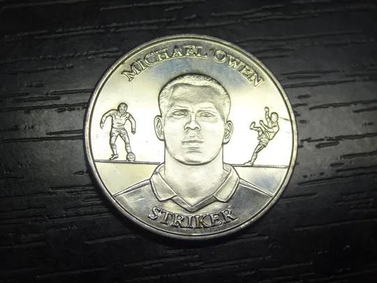 Жетон 2004 Національна збірна Англії - Майкл Оуен (нападник) Ціна