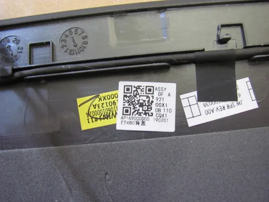 номер1035-10 кришка матриці AP12D000100 AP169000D00 з кріпленням + шлейф DC02C009H00 для Lenovo Thinkpad T470 T480  Кришка дисплея Тильна кришка Корпус матриці Верхня кришка matrix cover Top Case LCD Cover Rear Lid Back Cover Housing Cabinet оригінал На торгах