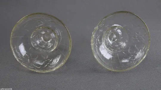 Вази креманки для десертів міні 2 шт прозоре радянське скло Вживане На торгах