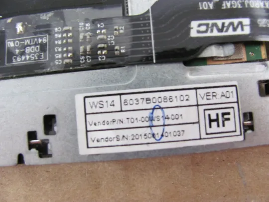 421-10 тачпад 6037B0086102   для HP ZBook 14 G1 G2 оригінал Де купити